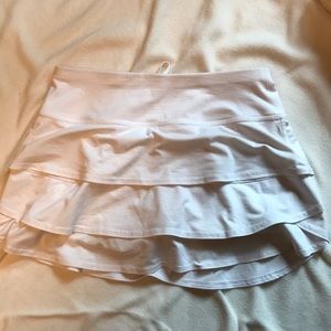 athleta white skort